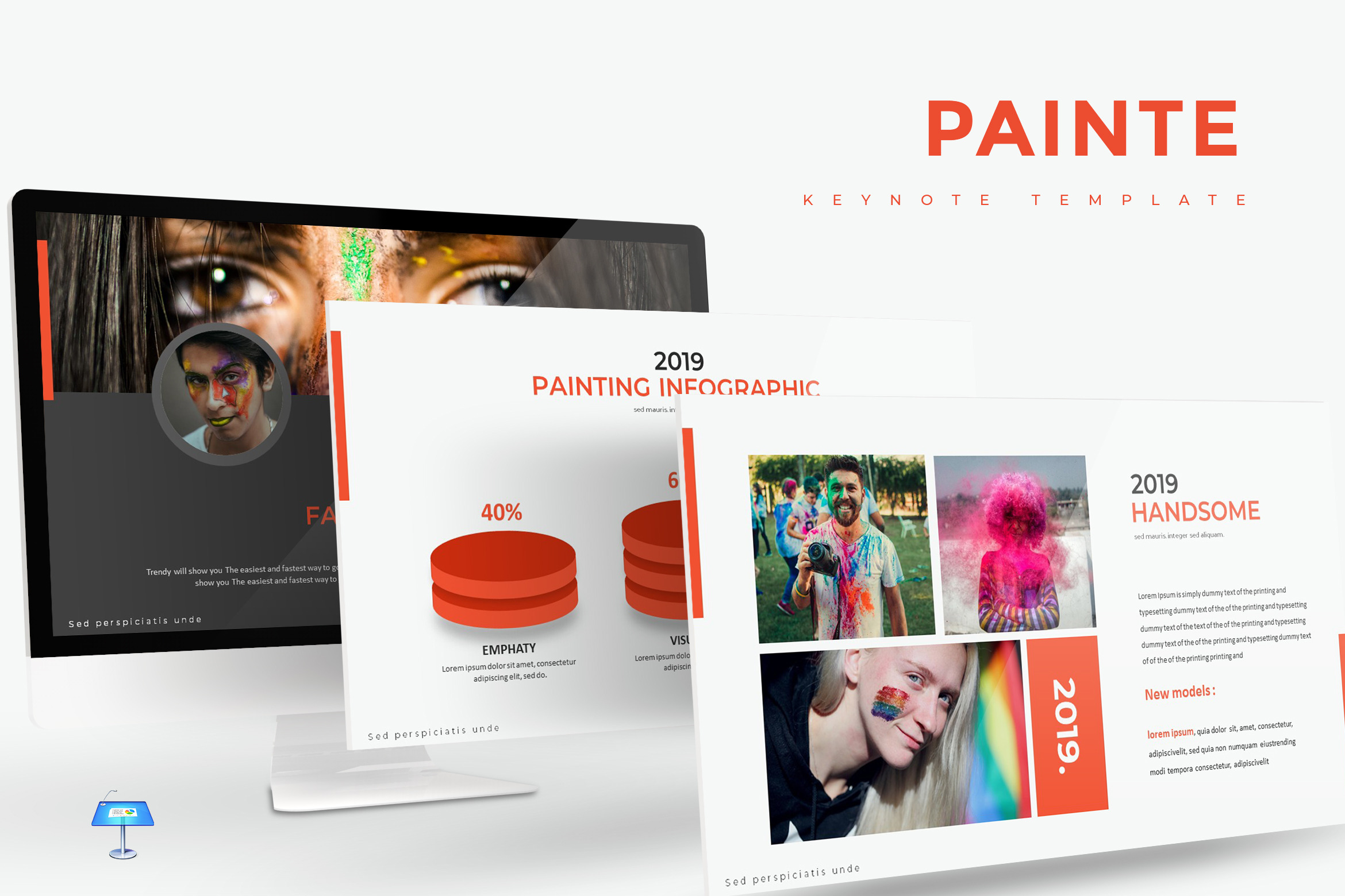 Paint Drip Keynote Theme