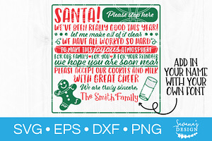 Santa Tray Cut File Pre Designed Photoshop Graphics Creative Market