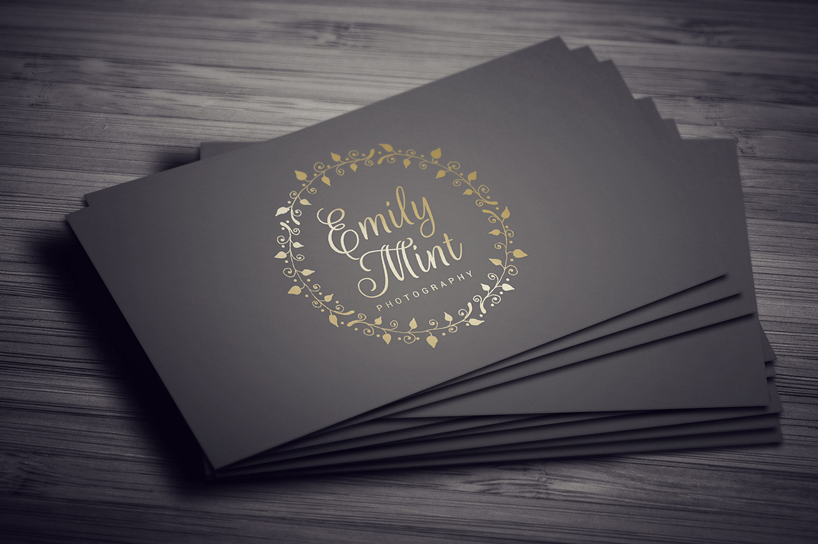 Elegant Wreath Logo | Creative Illustrator Templates ~ Creative Market