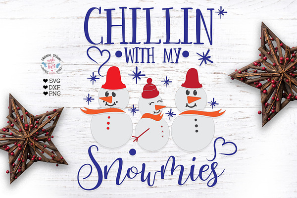 Download Baby It S Cold Outside Snowman Pre Designed Illustrator Graphics Creative Market