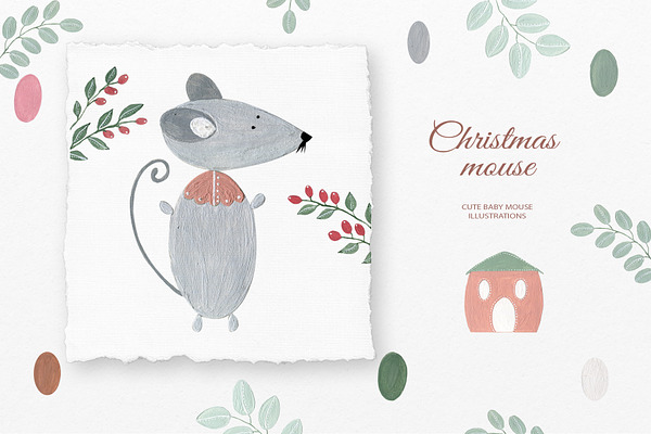 Download Christmas Mouse Pre Designed Photoshop Graphics Creative Market Yellowimages Mockups