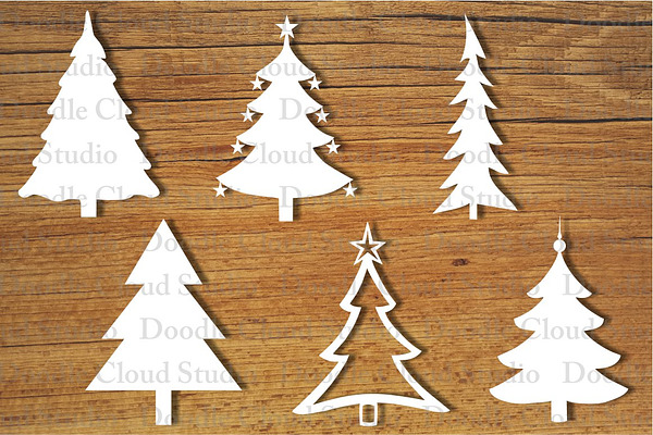 Christmas tree 2 SVG cut files. | Pre-Designed Photoshop Graphics ...