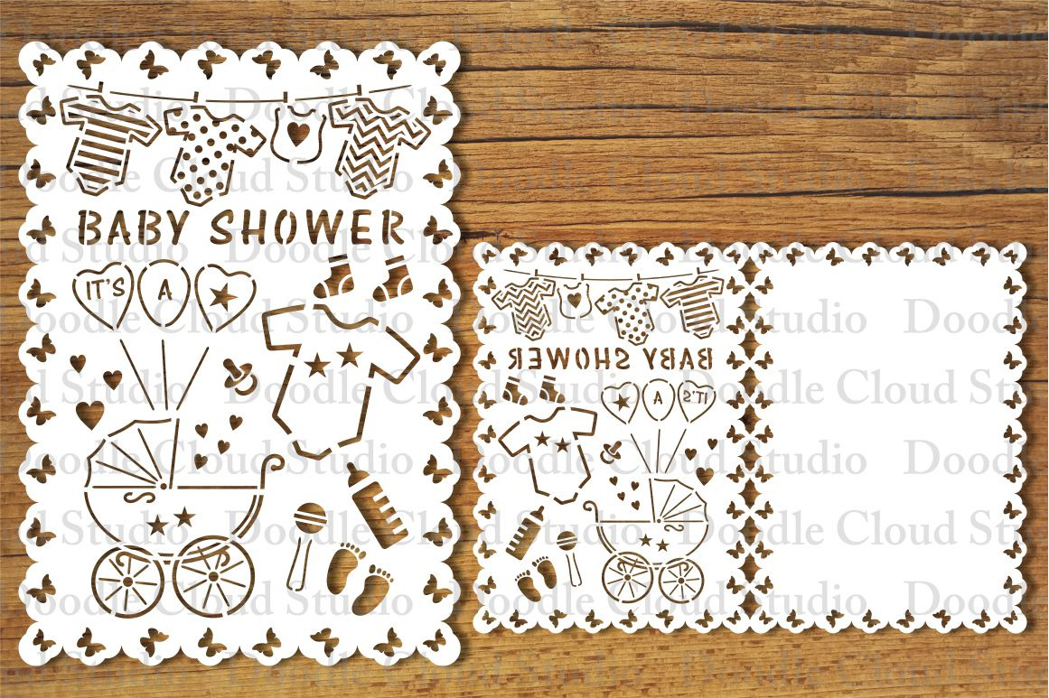 Download Baby Shower Card Svg Cut Files Pre Designed Photoshop Graphics Creative Market