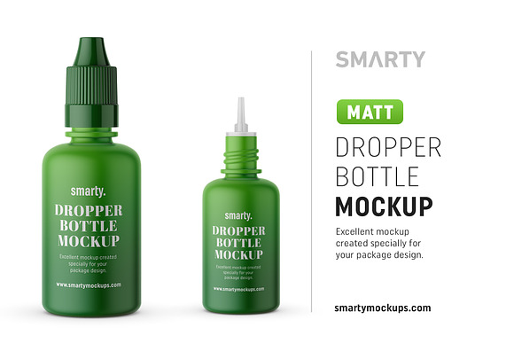 Download Matt Dropper Bottle Mockup Creative Photoshop Templates Creative Market