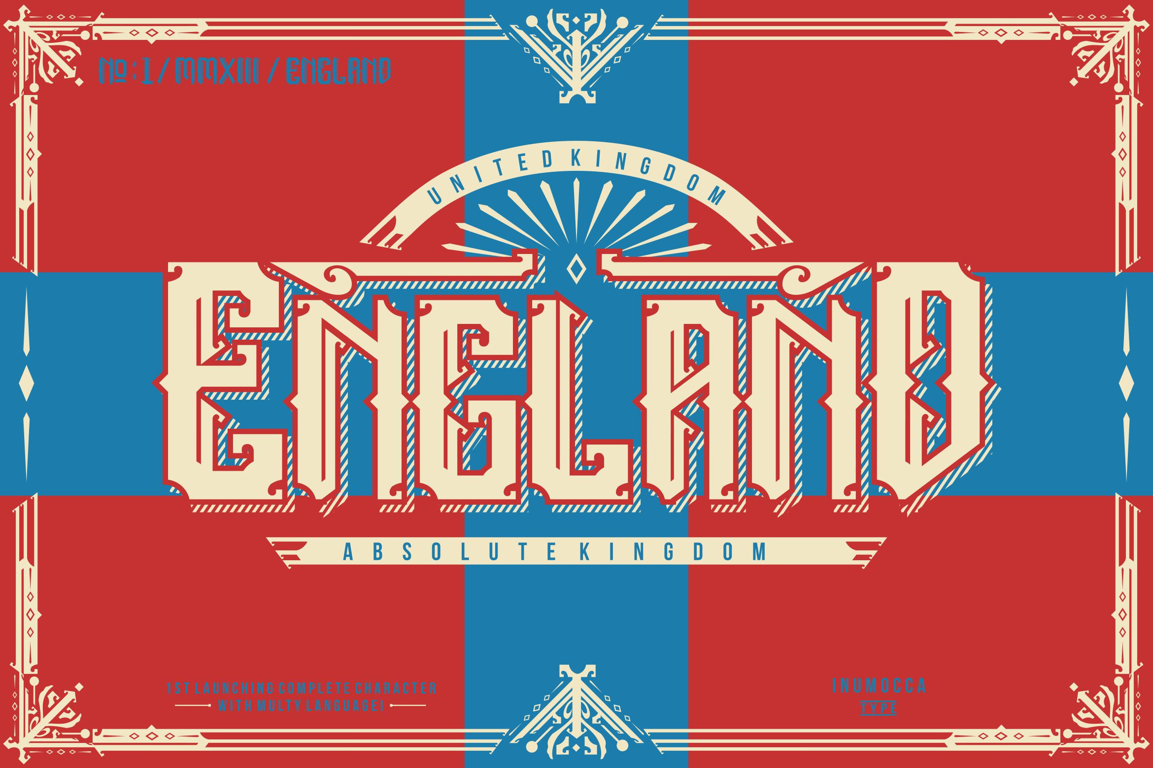 England + Poster vector | Stunning Display Fonts ~ Creative Market