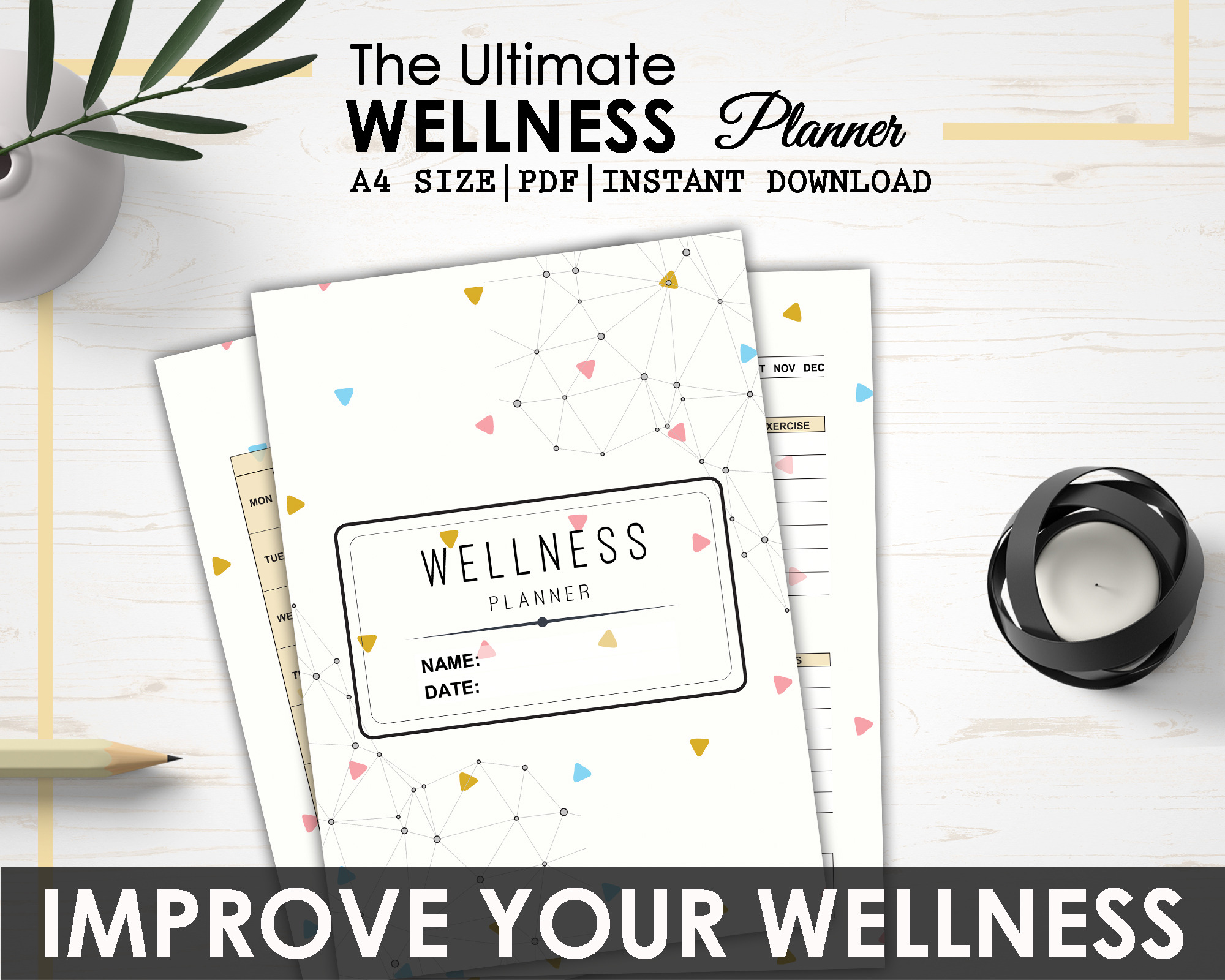 Wellness Planner | Creative Market