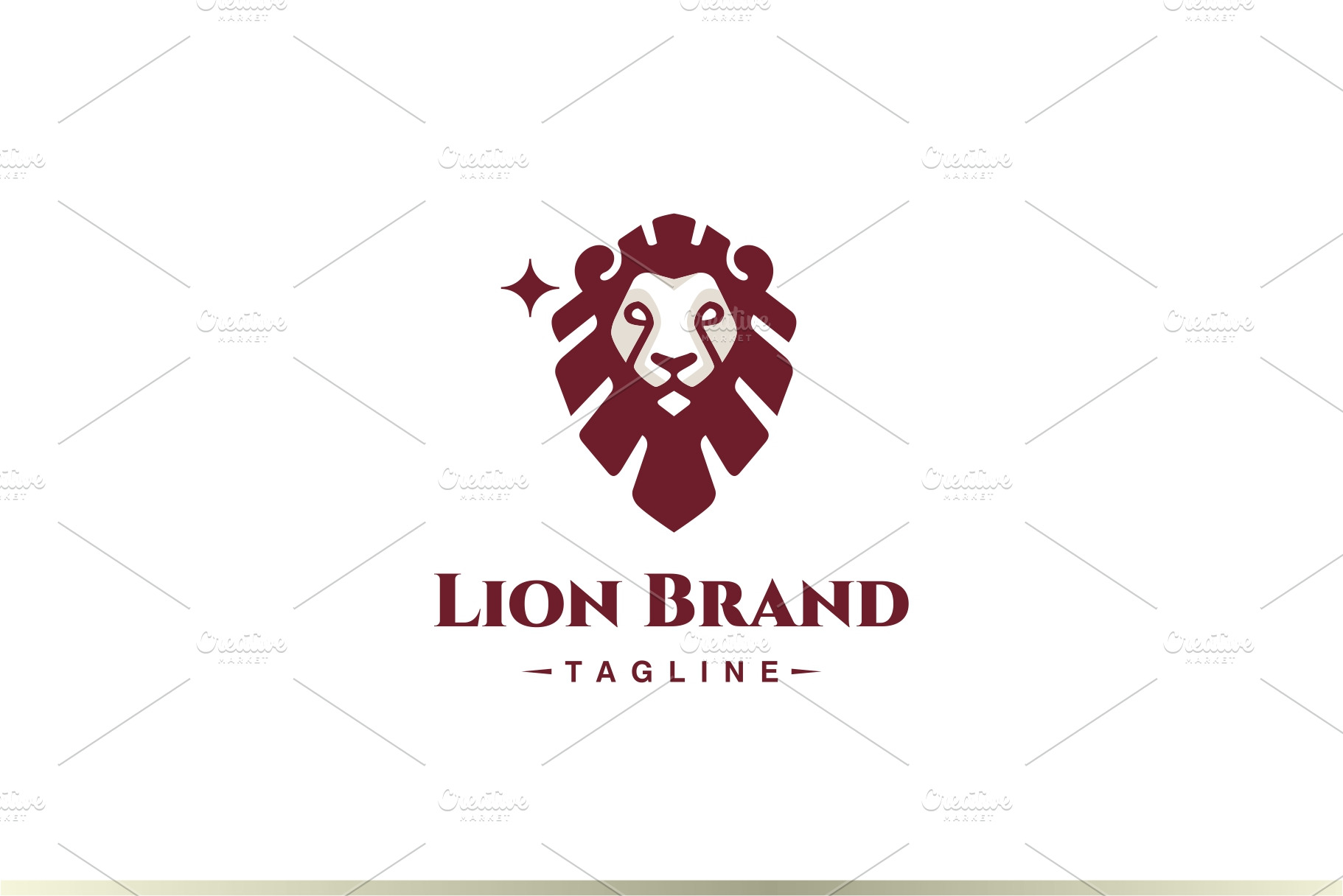 Lion Brand Logo Creative Logo Templates Creative Market