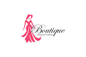 Elegant Fashion Boutique Logo | Creative Illustrator Templates ...