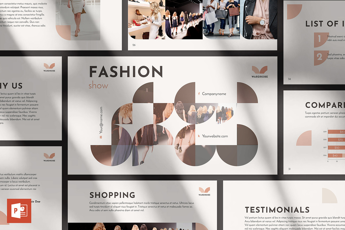 Presentation Fashion Shop Creative PowerPoint Templates Creative Market