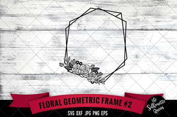 Download Floral Geometric Frame 2 Vector Pre Designed Illustrator Graphics Creative Market