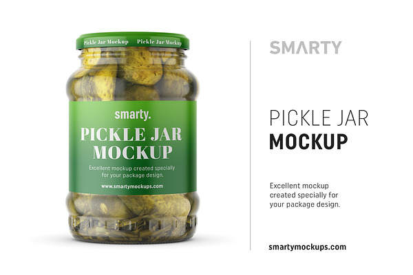 Download Pickle jar mockup | Creative Photoshop Templates ...