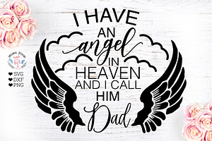 Because Someone We Love Is In Heaven Pre Designed Illustrator Graphics Creative Market