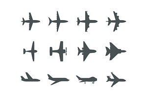 Download Vintage Plane Svg File Aircraft Pre Designed Illustrator Graphics Creative Market