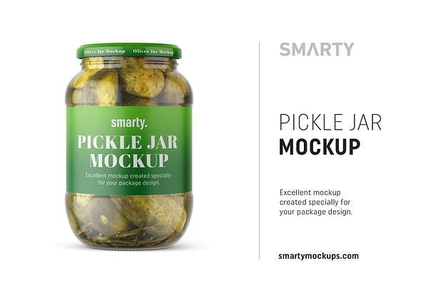 Download Pickle jar mockup | Creative Photoshop Templates ...