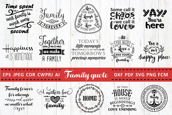 Download Love Family Quotes Svg Bundle Pre Designed Photoshop Graphics Creative Market PSD Mockup Templates