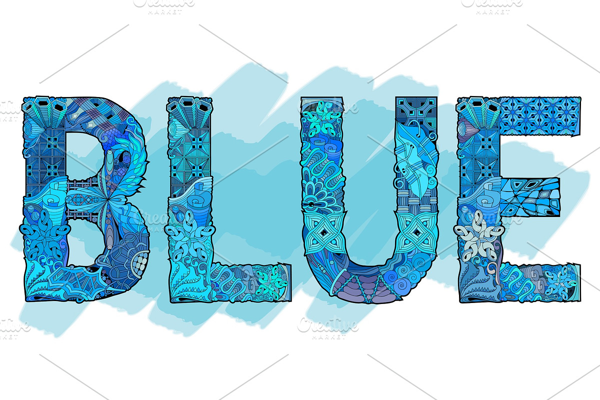 Blue Design Elements