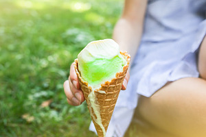 Girl Is Holding Melting Icecream Featuring Background Beautiful And City High Quality People Images Creative Market