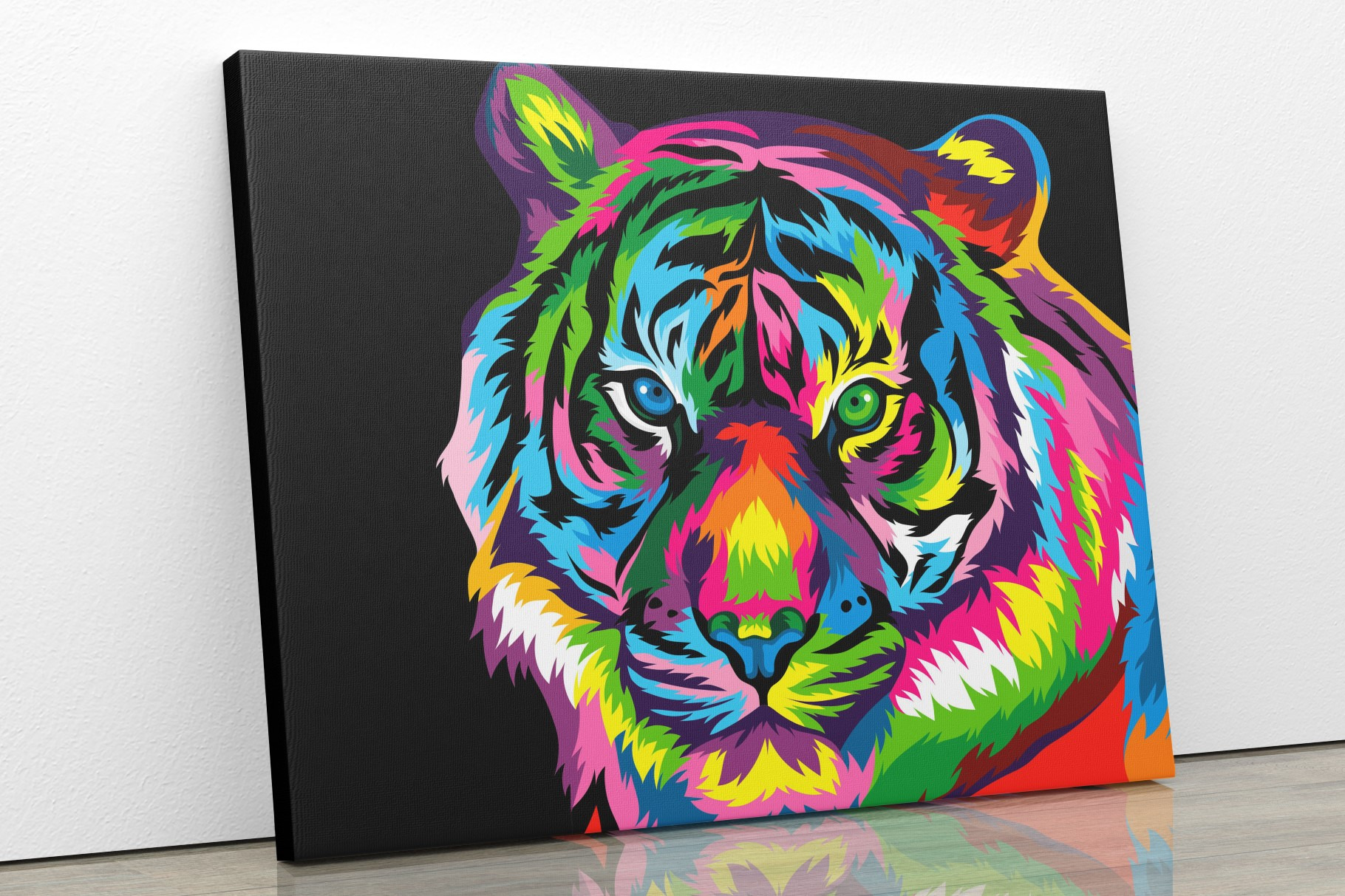 Tiger colorful popart vector artwork | Animal Illustrations ~ Creative ...