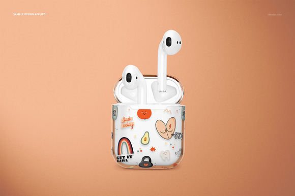 Download Airpods Clear Case Mockup Set 01 Creative Photoshop Templates Creative Market