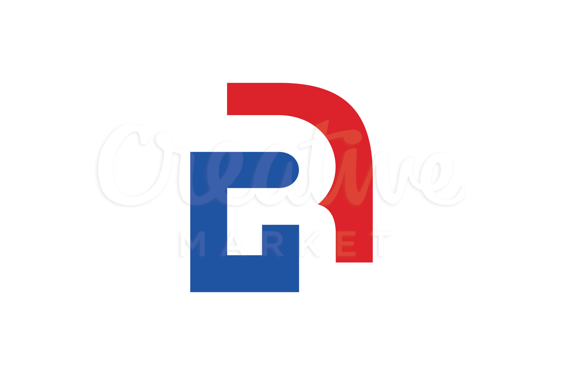 R Logo Creative Illustrator Templates Creative Market