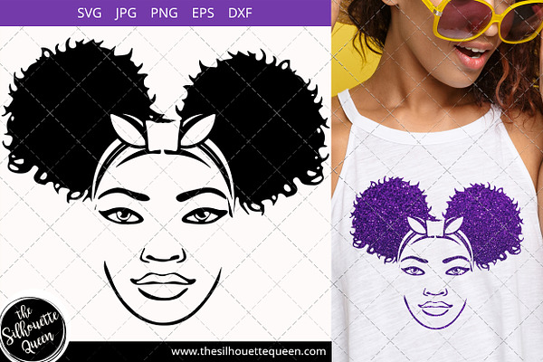 Download Black woman svg with bandana | Pre-Designed Illustrator Graphics ~ Creative Market