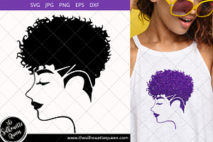 Download Afro Woman Svg Afro Lady Svg Files Pre Designed Photoshop Graphics Creative Market