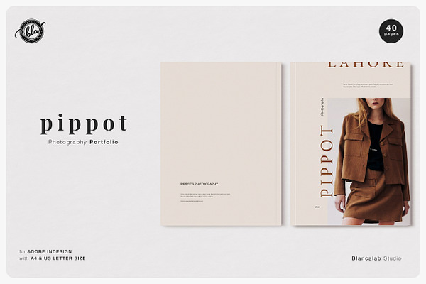 Download Pippot Photography Portfolio Creative Indesign Templates Creative Market