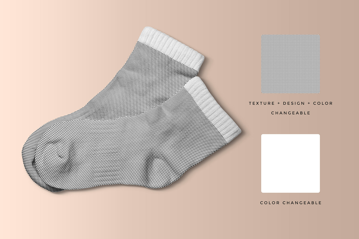 Download Top View Half Socks Mockup | Creative Photoshop Templates ~ Creative Market