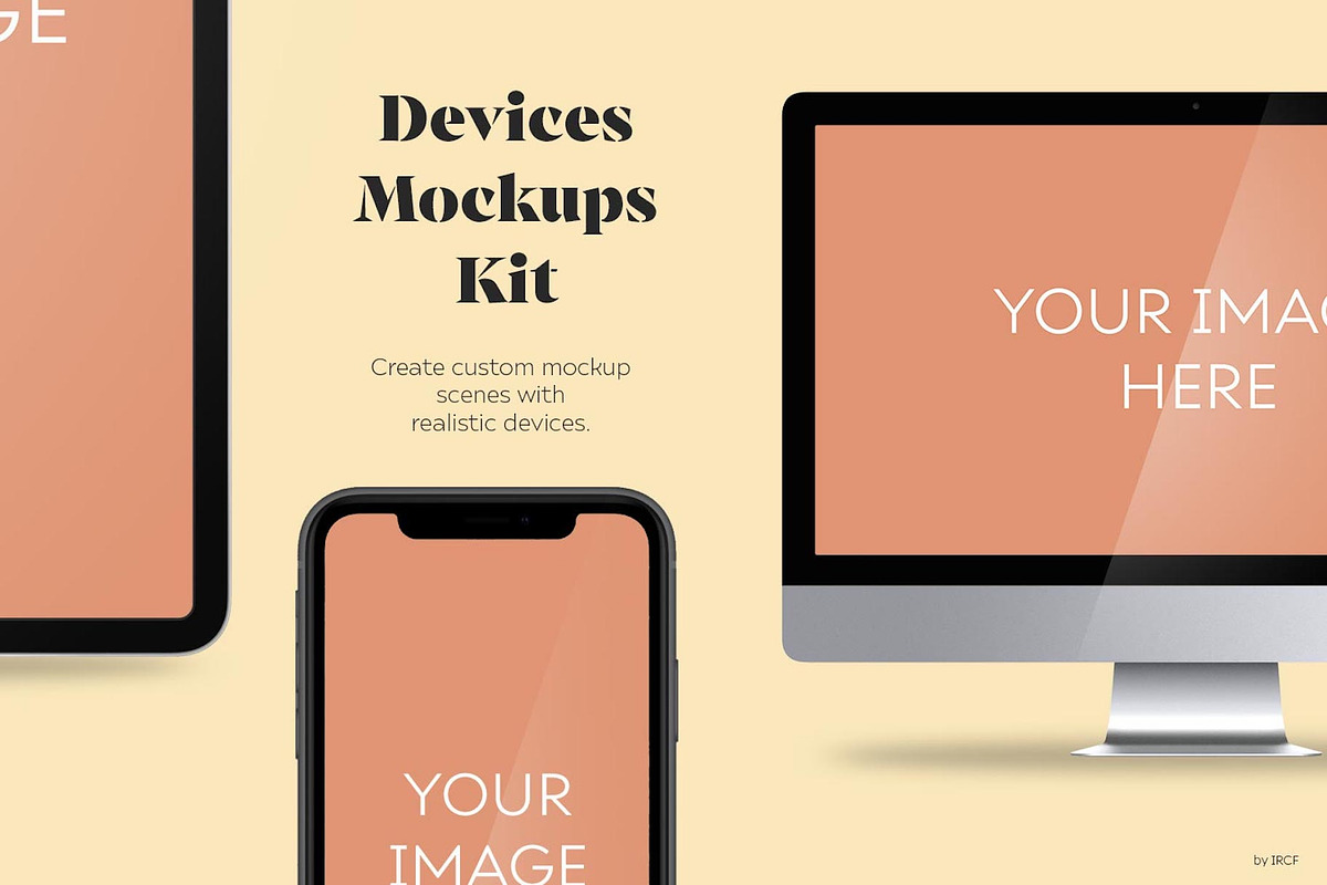 Download Devices Mockups Kit | Creative Photoshop Templates ~ Creative Market