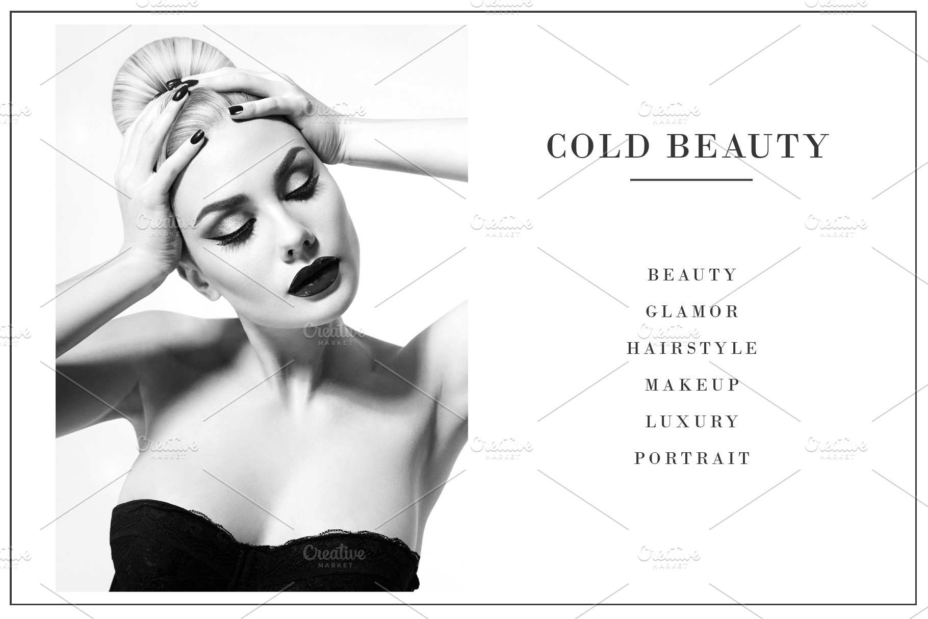 Cold beauty | Beauty & Fashion Stock Photos ~ Creative Market