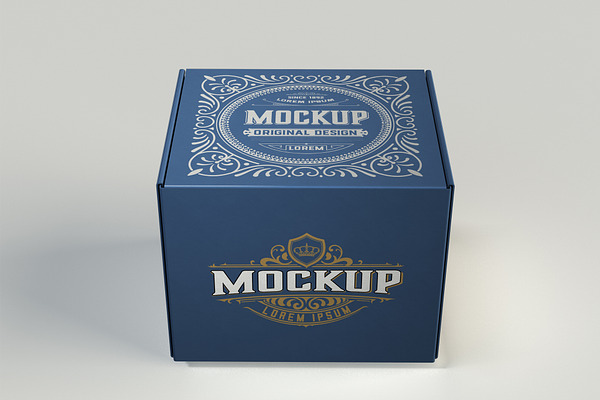 Download Colored Box Mockup | Creative Illustrator Templates ...