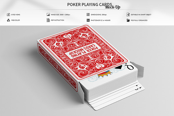 Download Playing Cards Mockup Photos Graphics Fonts Themes Templates Creative Market PSD Mockup Templates