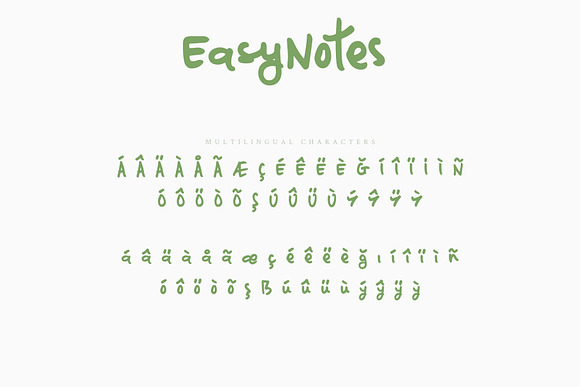 Easynotes Casual Handwritten Font Stunning Script Fonts Creative Market