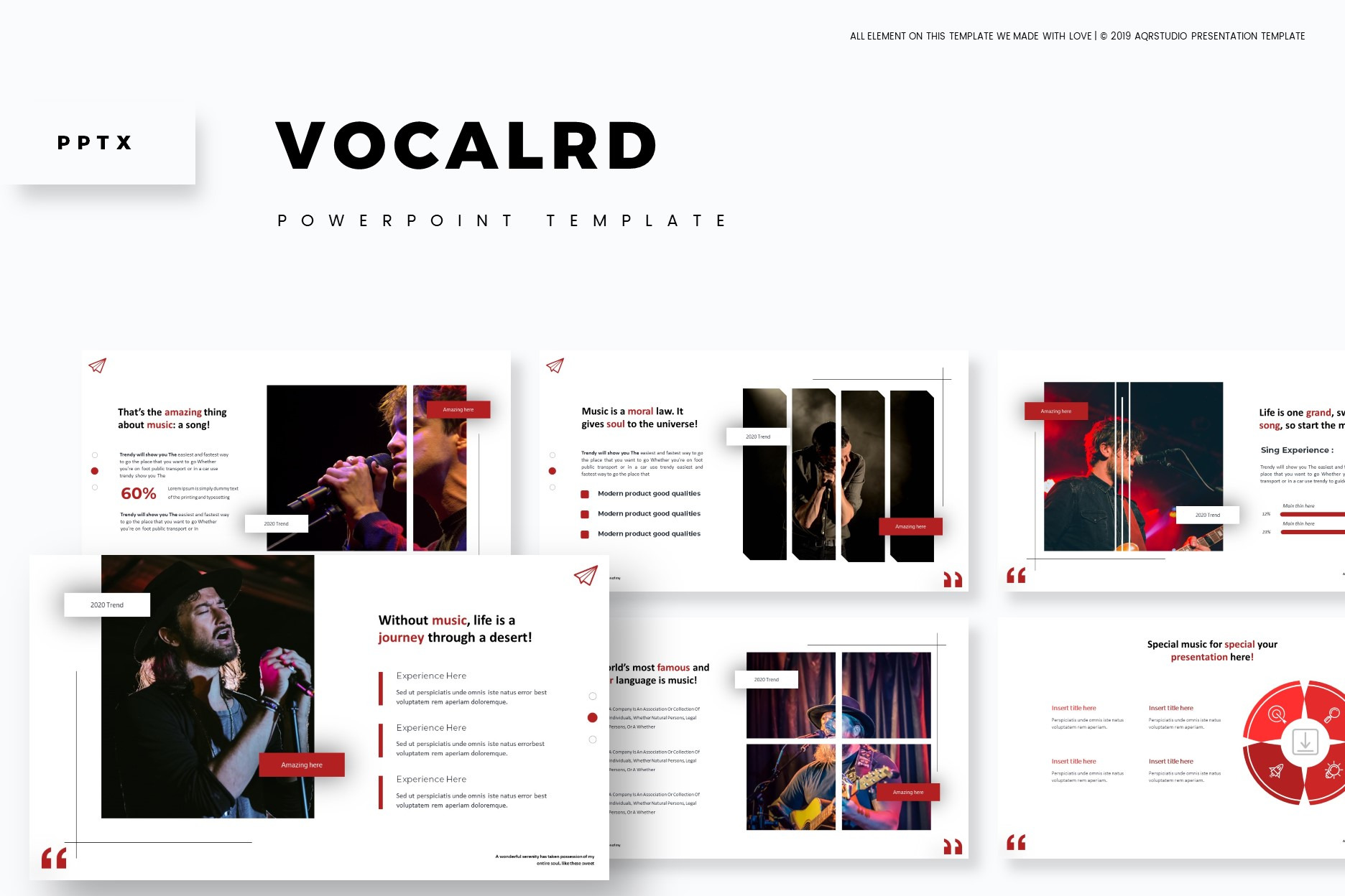 presentation templates vocal