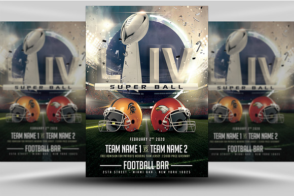 Super Bowl 2023 Flyer Template