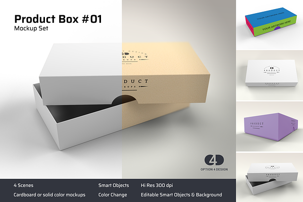 Download Product Box Mockup #01 | Creative Photoshop Templates ...