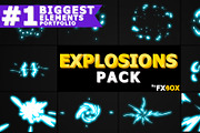 energy explosion elements after effects download