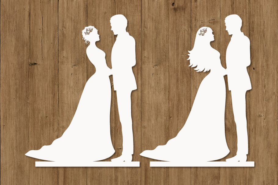 Download Wedding Svg Bride And Groom Svg Pre Designed Photoshop Graphics Creative Market