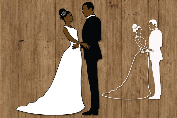 Download African American Wedding Svg Pre Designed Photoshop Graphics Creative Market