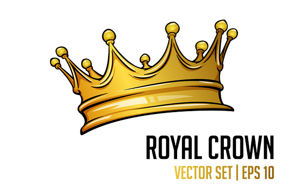 Royal Crown Pre Designed Photoshop Graphics Creative Market