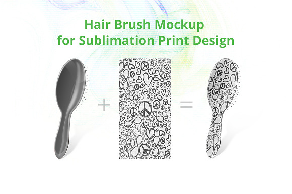 Download Hair Brush Sublimation Mock Up Creative Photoshop Templates Creative Market