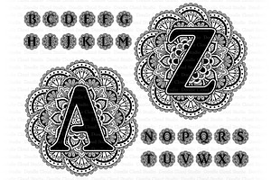 Download Mandala Monogram Svg Cut File Bundle Pre Designed Photoshop Graphics Creative Market