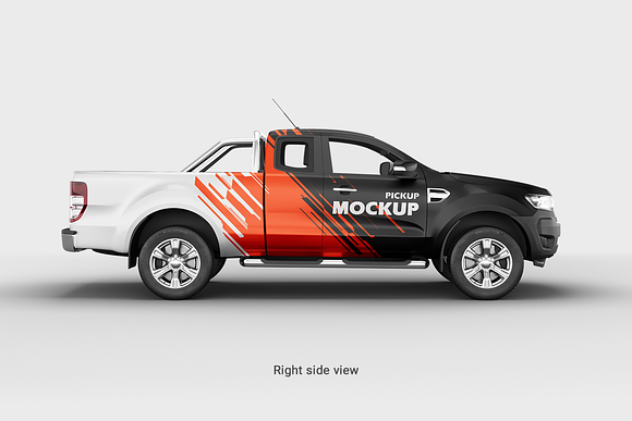 Download Pickup Mockup Creative Photoshop Templates Creative Market