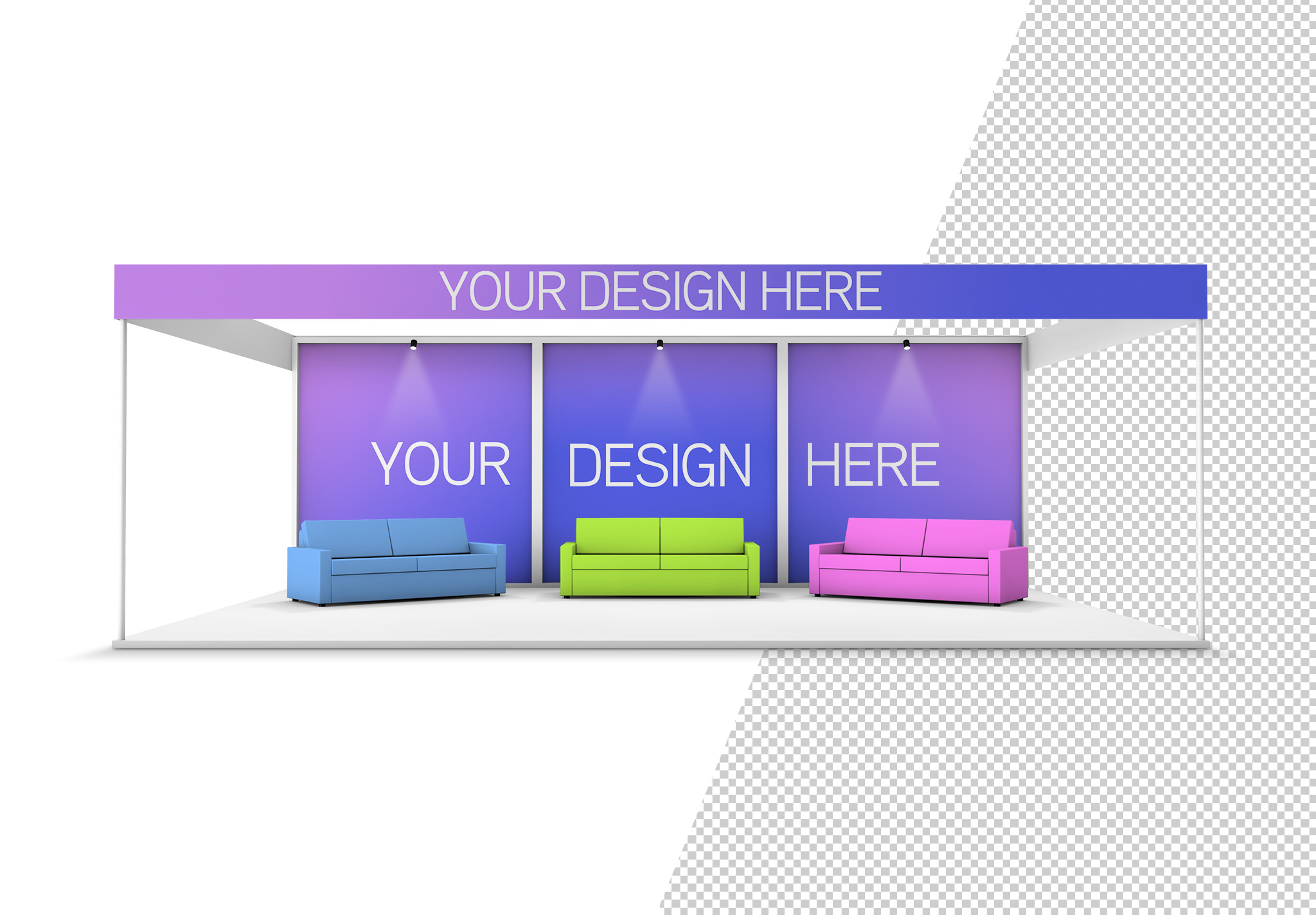 Download Exhibition Booth Mockup Creative Photoshop Templates Creative Market