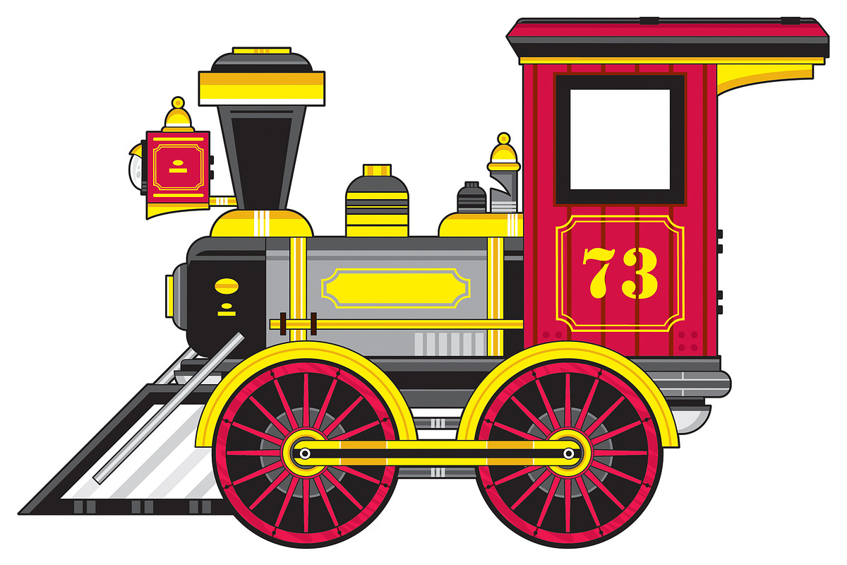 cartoon train wala