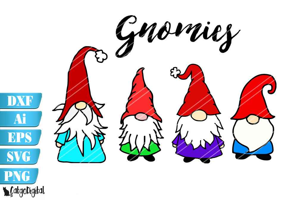 Gnomes Svg Cute Gnomes Eps Ai Png Pre Designed Vector Graphics Creative Market