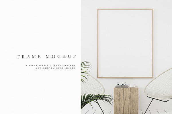 Download Light Wood Frame Mockup 216 Creative Photoshop Templates Creative Market PSD Mockup Templates