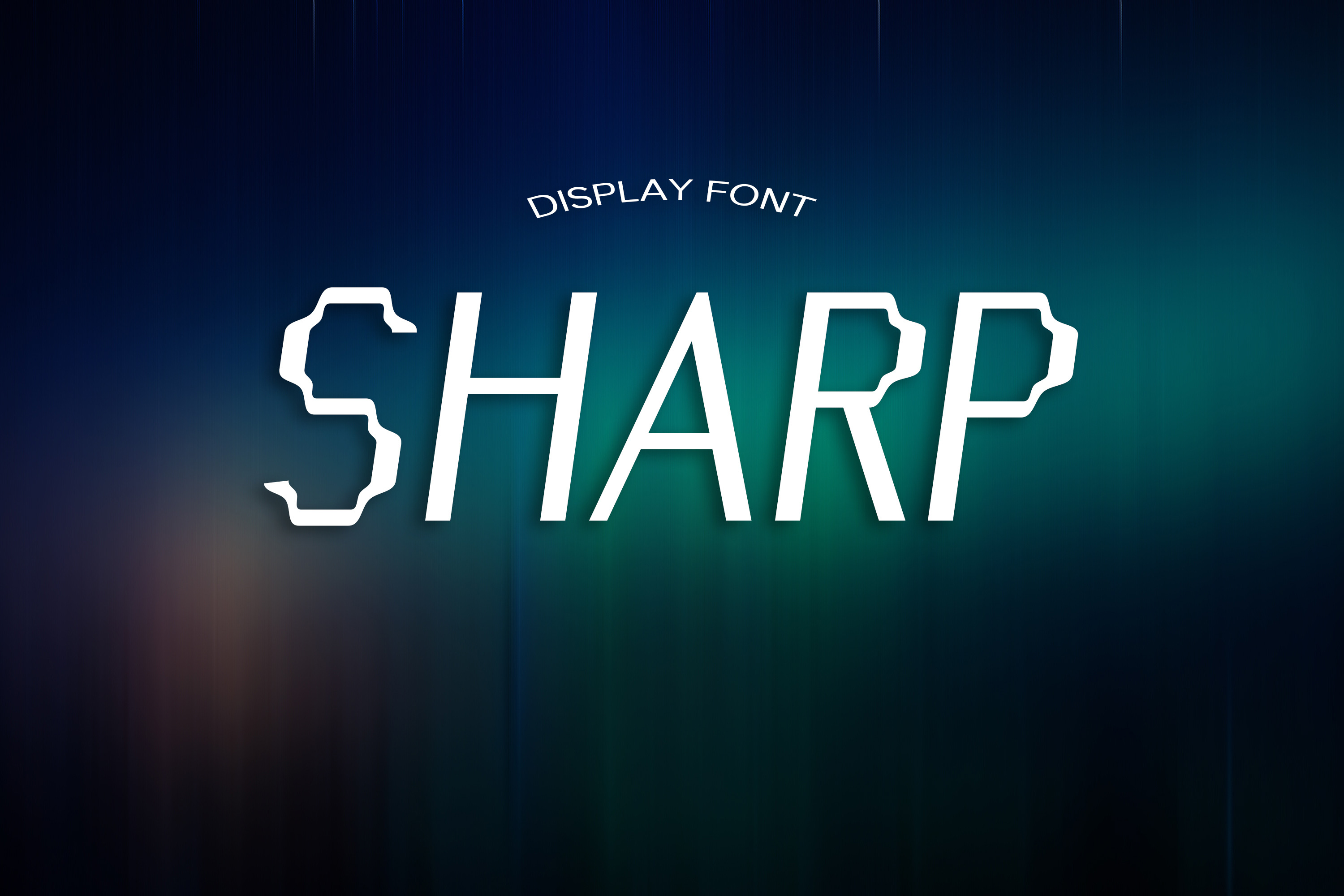 sharp-font-fonts-creative-market