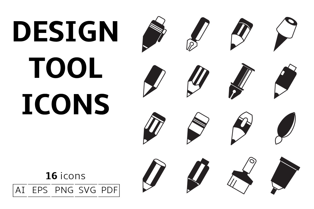 Download Design Tool Icons Pre Designed Photoshop Graphics Creative Market