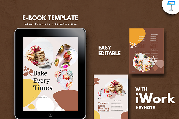 UPDATE! v2.4 eBook Template Keynote | Creative Canva Templates